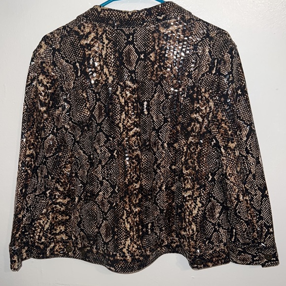 Ruby Rd Snake Print Jacket(16p) - Picture 3 of 4